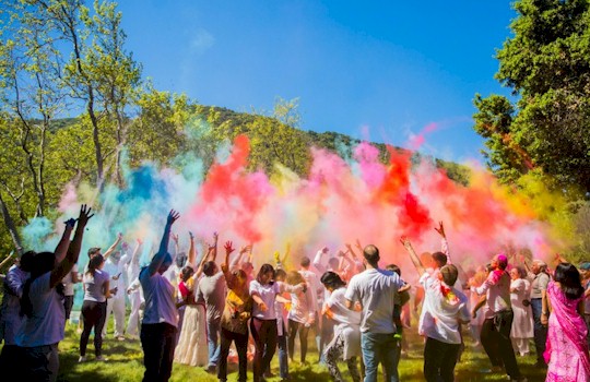 Carmel Bay Area Wedding Planner shows dramatic color display